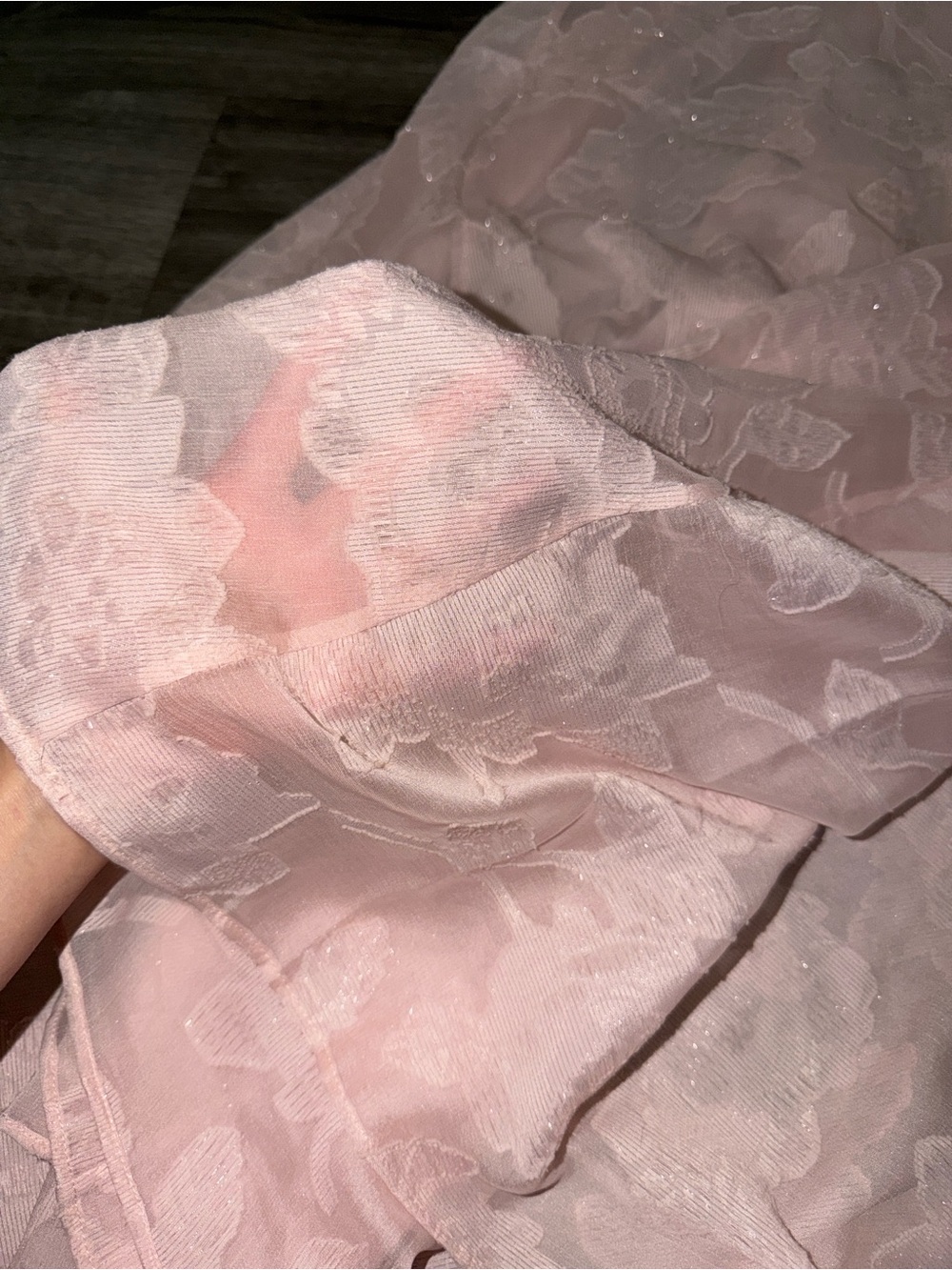 House of CB Blush Pink Lace Maxi Dress - Picture 15 of 15